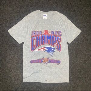 New England patriots nfl vintage pro player afc champions shirt size medium